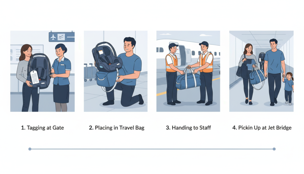 Gate Checking Gate Checking Car Seats for Flights: What Parents Need to Know